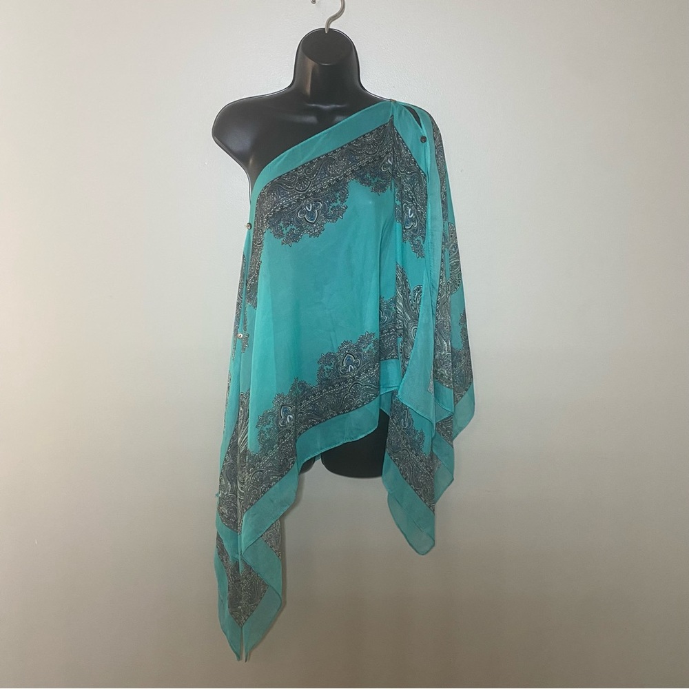 Jack & Missy Convertible Poncho Paisley One Size